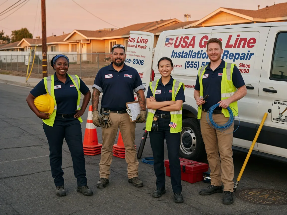 Gas Line Installation company in Combes, TX